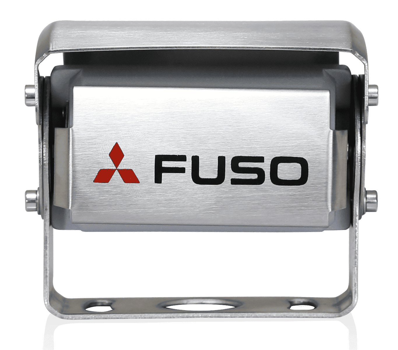 FUSO ryggekamera er et effektivt produkt som forener fordelene beste sikt og høyeste sikkerhet. Den har en integrert mikrofon som sørger for en bedre fornemmelse av området bak kjøretøyet. I mørket endres fargen på displayet automatisk for å gi sjåføren optimal sikt. Systemet kan brukes med 12 og 24 V og oppfyller de strengeste FUSO-testkrav. Kameraet er vanntett iht. IP69K. Displayet har en oppløsning på 800x480x3 (RGB).